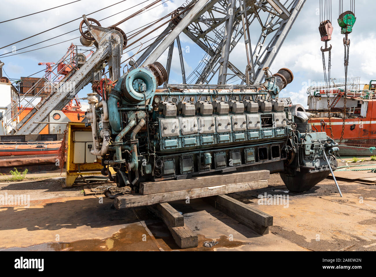 Ships engine hires stock photography and