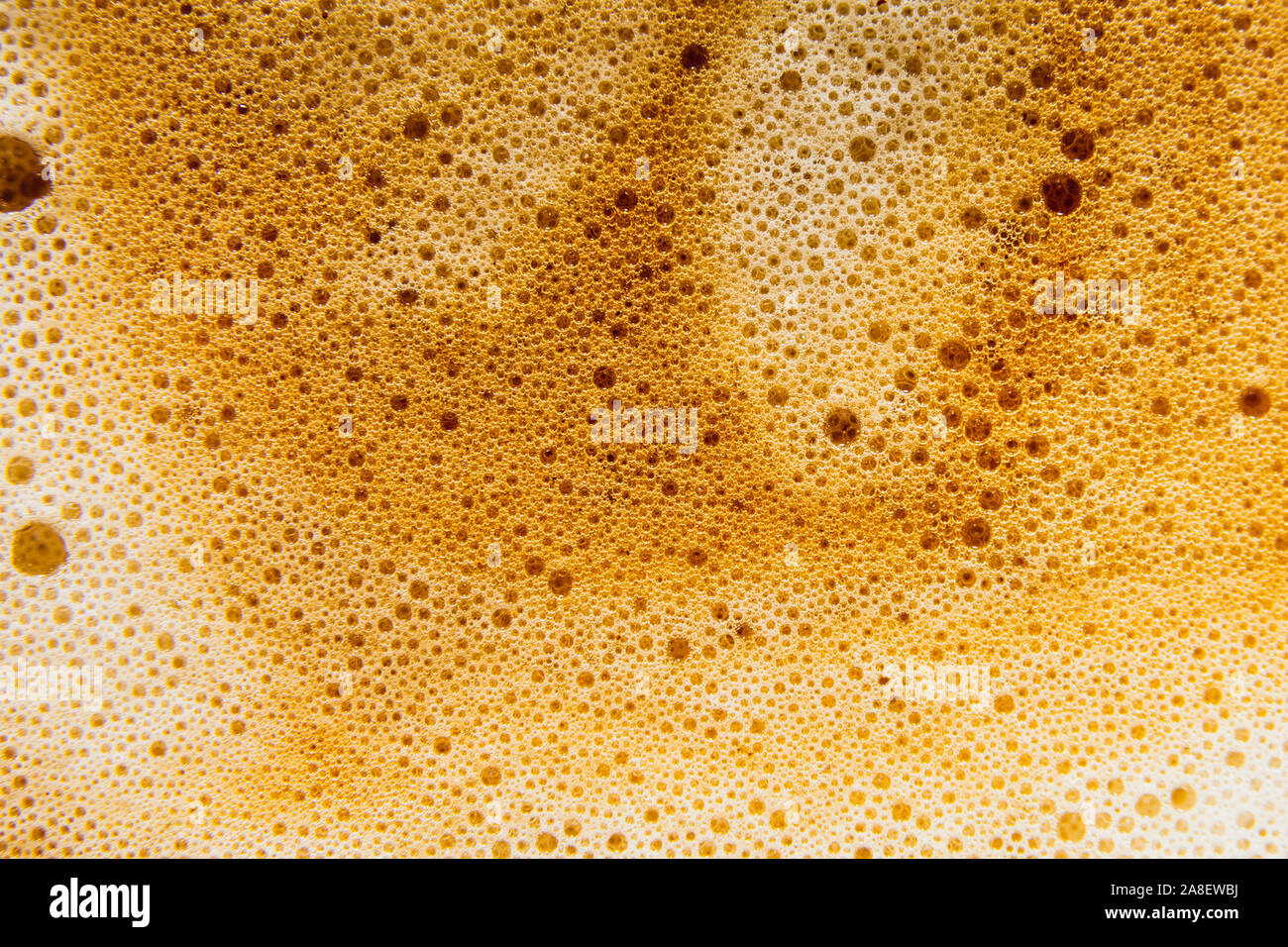 abstract background with coffee foam Stock Photo