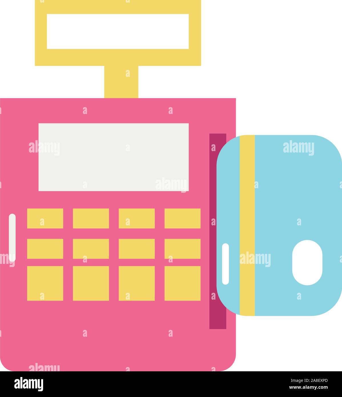 Isolated cash register vector design Stock Vector Image & Art Alamy