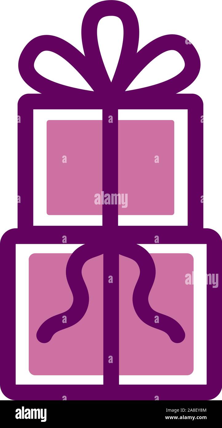 Isolated gift icon fill vector design Stock Vector Image & Art - Alamy