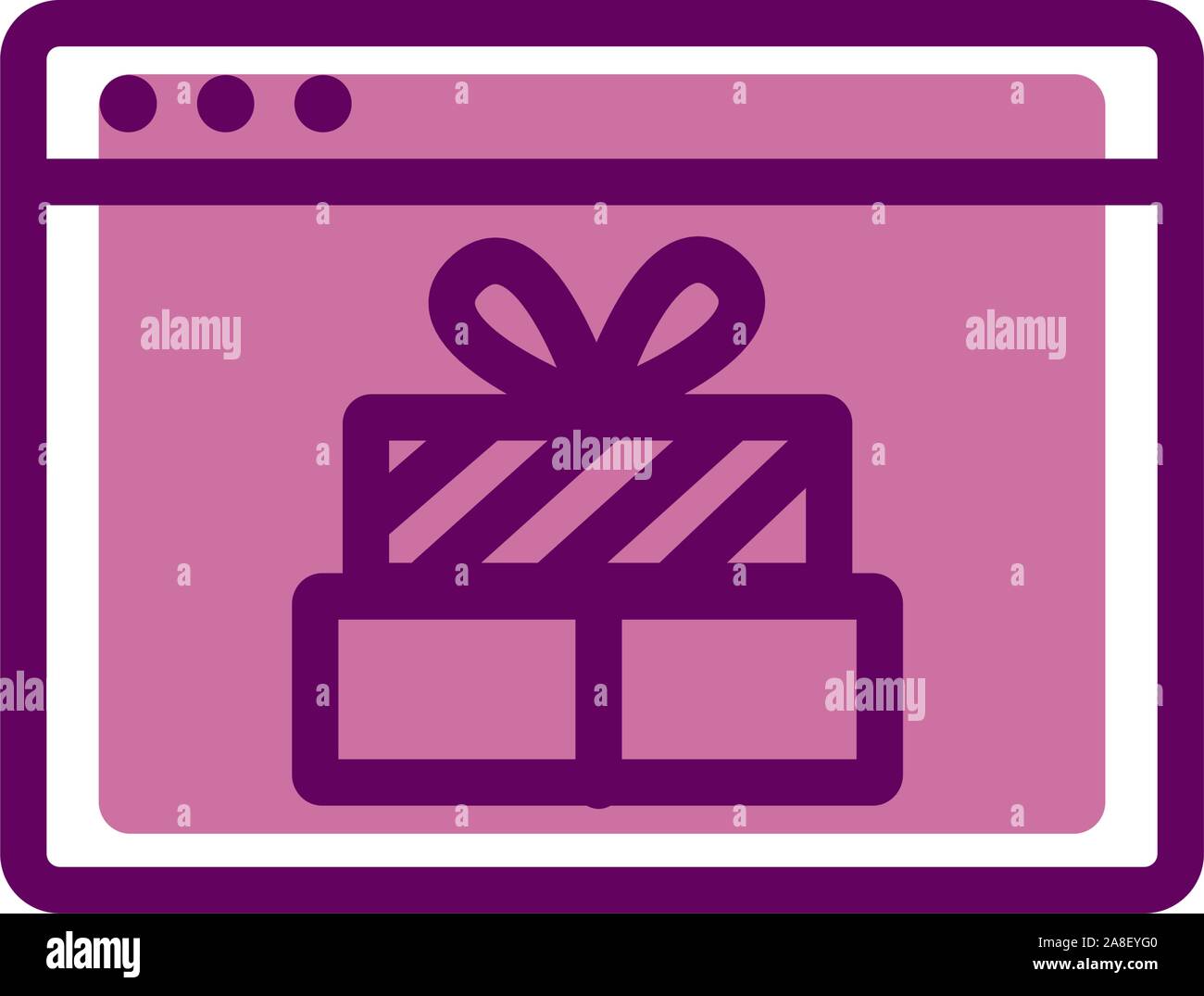 Isolated gift icon fill vector design Stock Vector Image & Art - Alamy