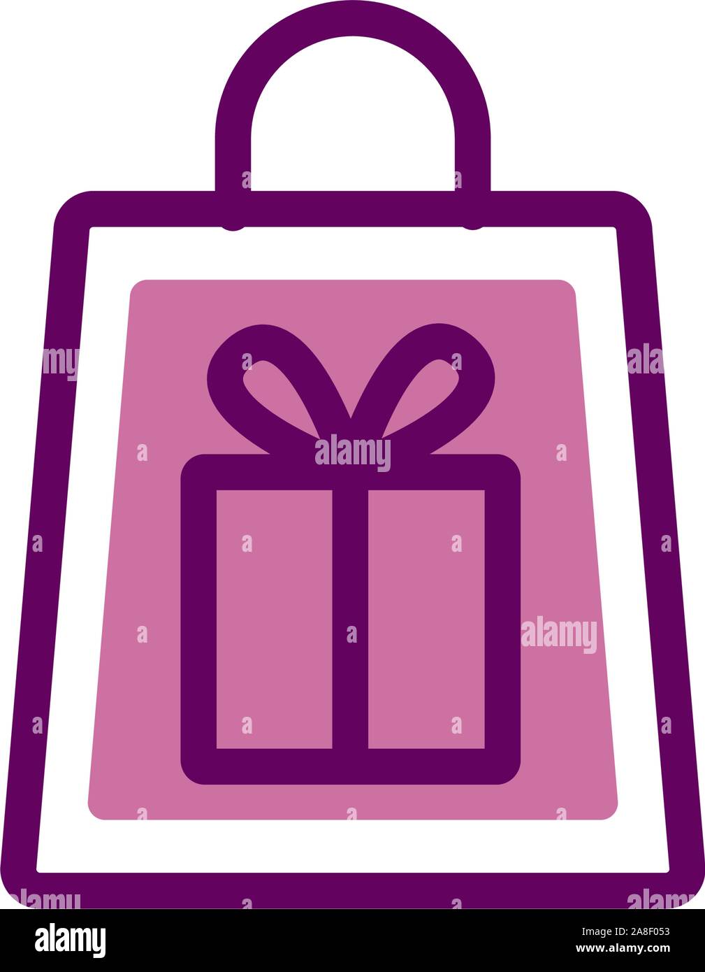 Isolated gift icon fill vector design Stock Vector Image & Art - Alamy