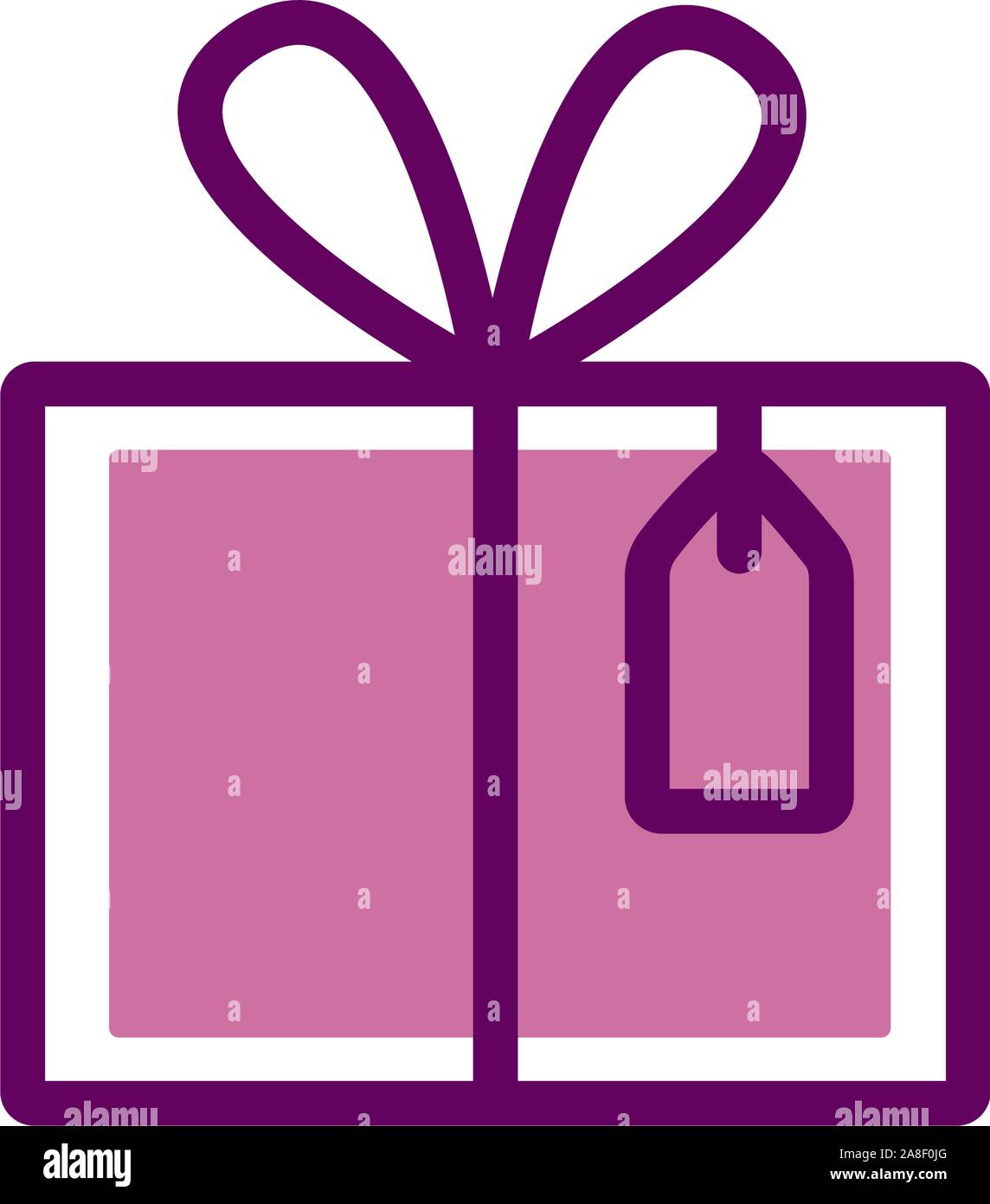 Isolated gift icon fill vector design Stock Vector Image & Art - Alamy
