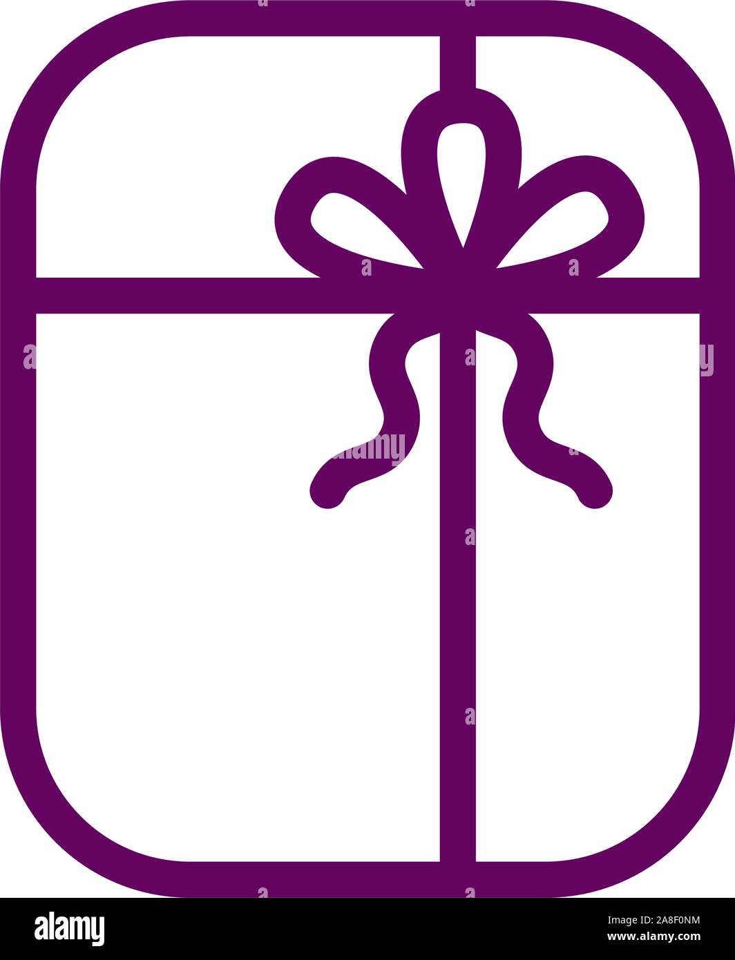 Isolated gift icon line vector design Stock Vector Image & Art - Alamy