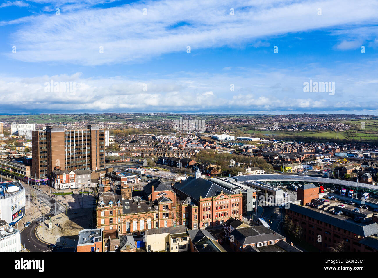 Stoke on trent aerial hi-res stock photography and images - Alamy