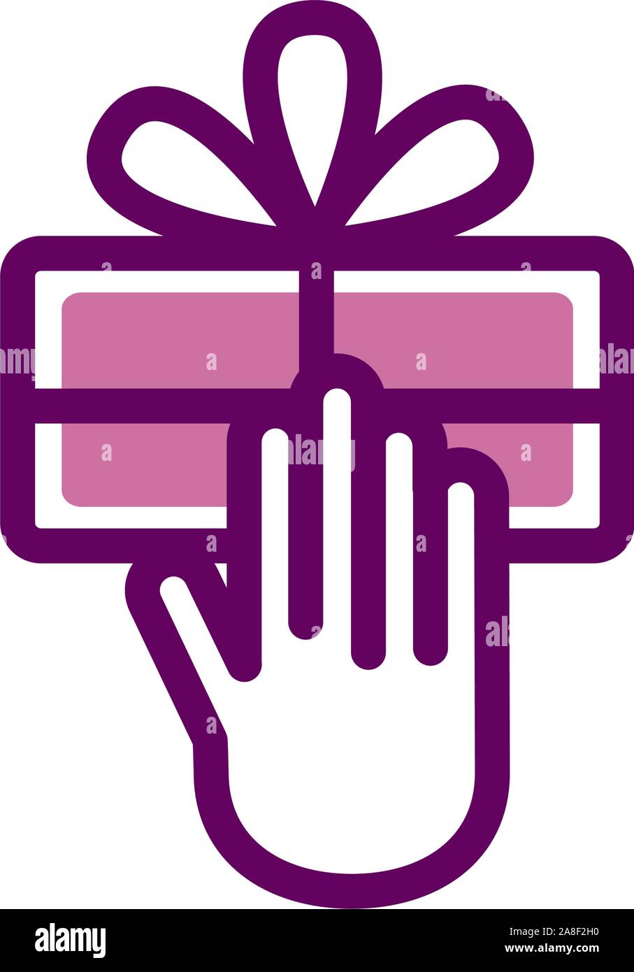 Isolated gift icon fill vector design Stock Vector Image & Art - Alamy