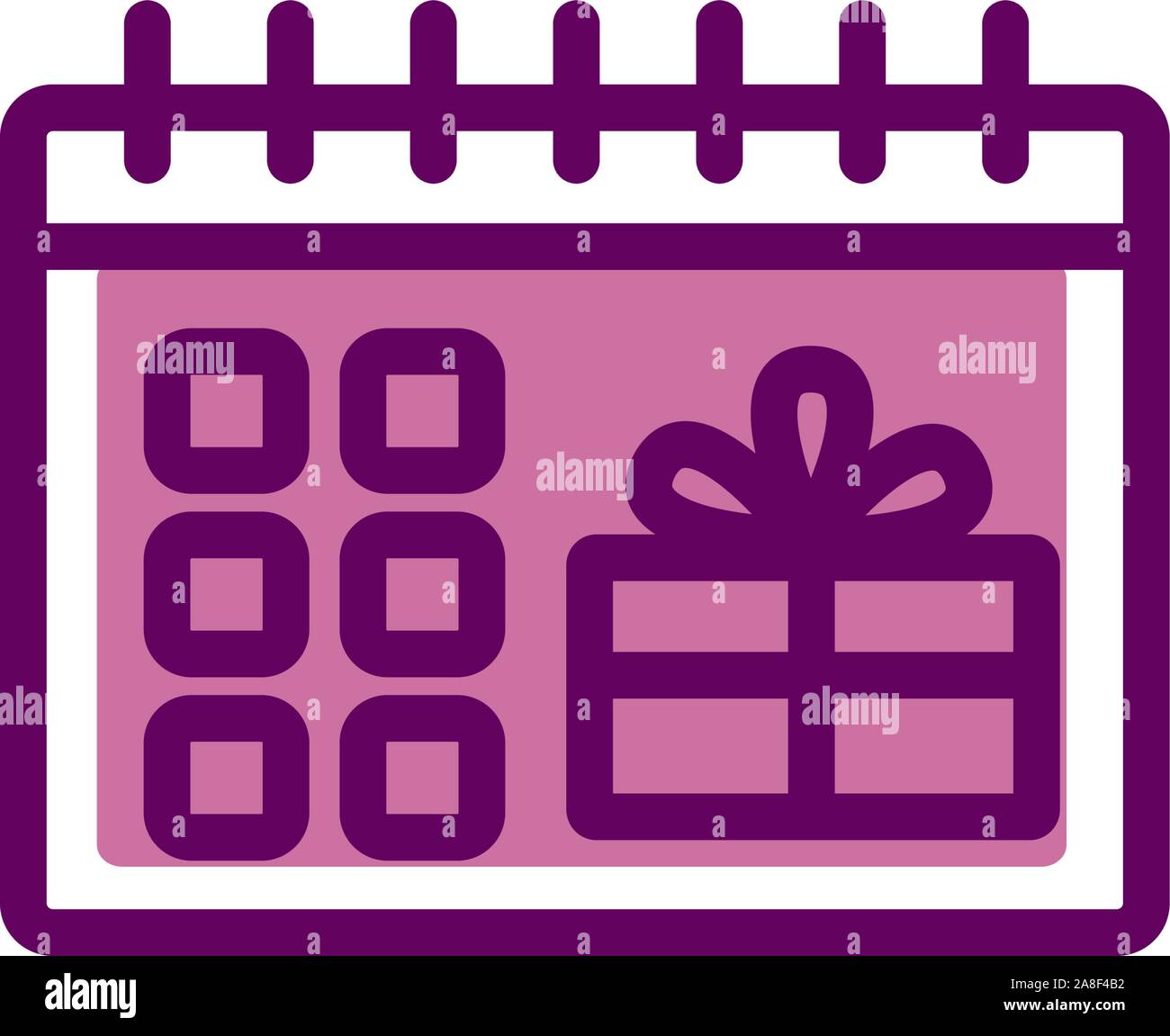 Isolated gift icon fill vector design Stock Vector Image & Art - Alamy