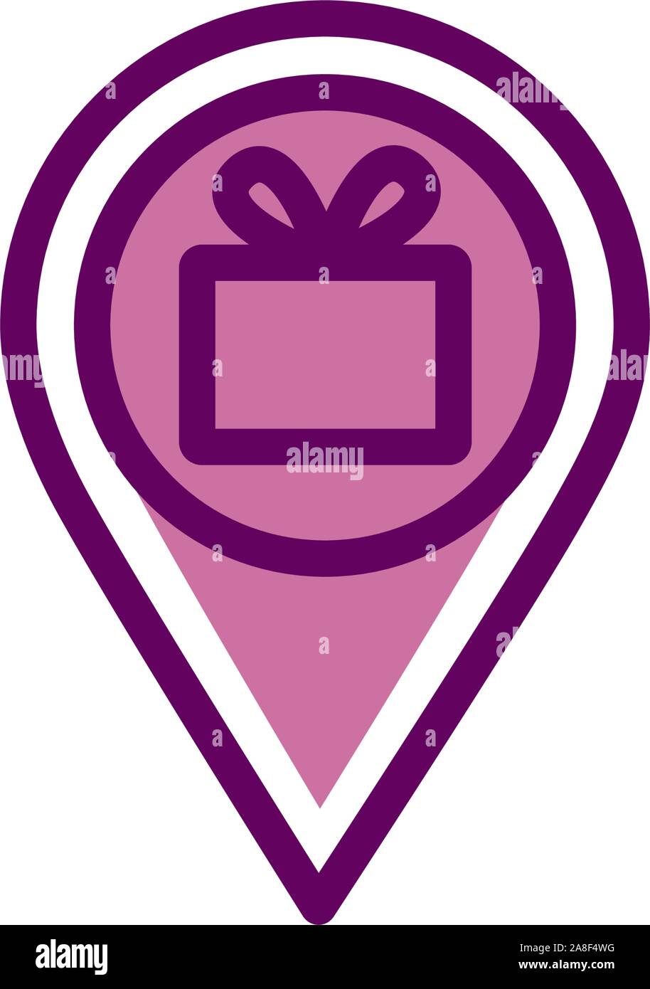 Isolated gift icon fill vector design Stock Vector Image & Art - Alamy