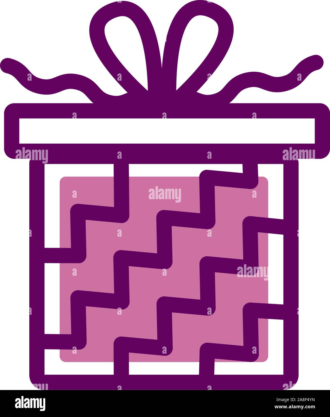 Isolated gift icon fill vector design Stock Vector Image & Art - Alamy