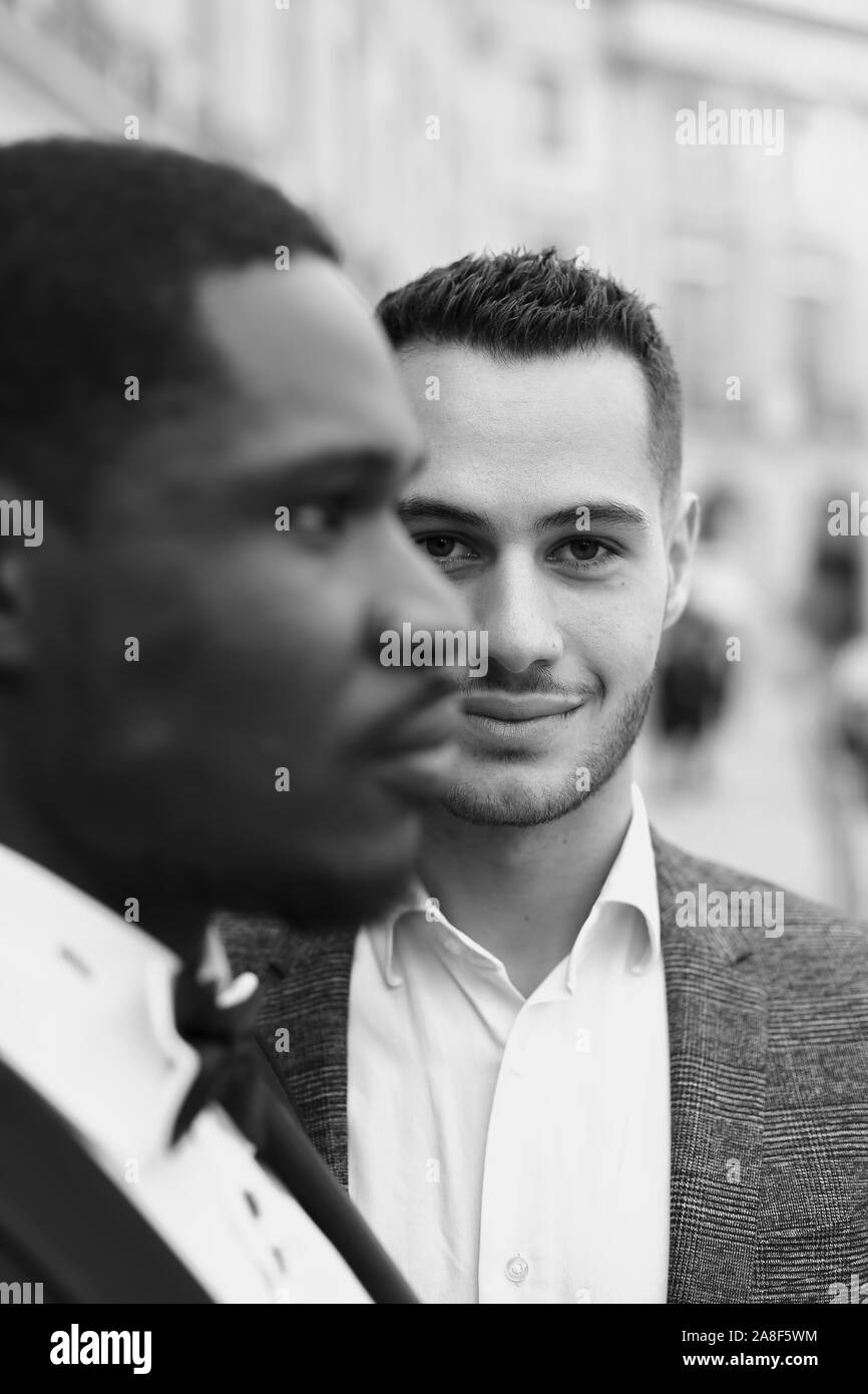 Young afro male Black and White Stock Photos & Images - Alamy