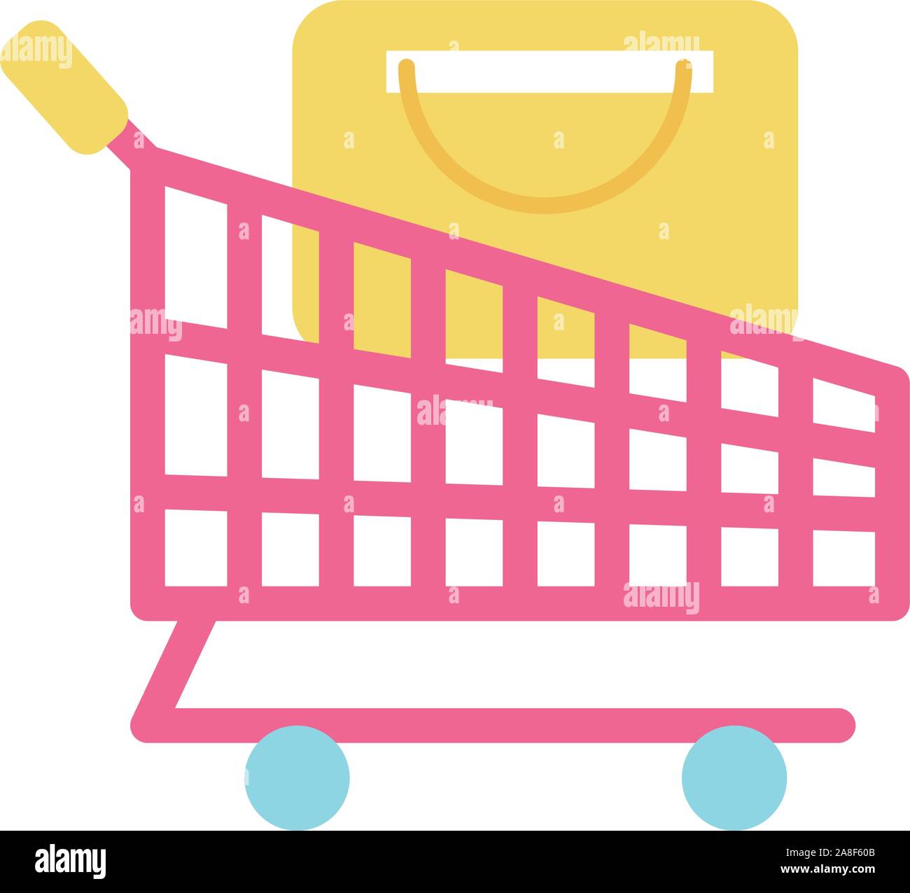 Isolated shopping cart vector design Stock Vector Image & Art - Alamy