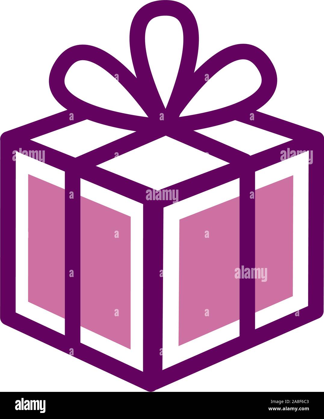 Isolated gift icon fill vector design Stock Vector Image & Art - Alamy