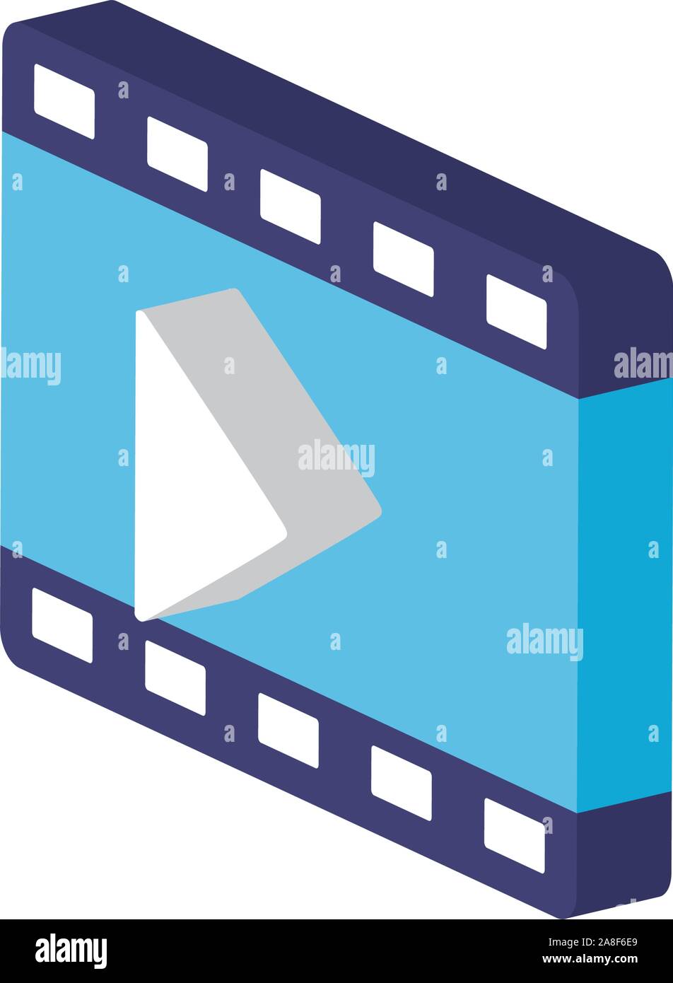 Isometric and isolated play icon vector design Stock Vector Image & Art ...