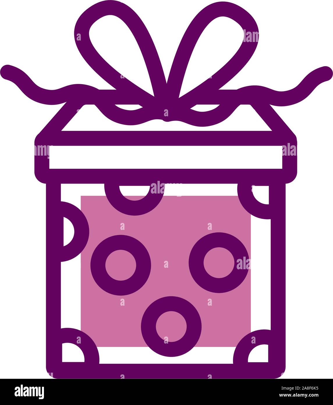 Isolated gift icon fill vector design Stock Vector Image & Art - Alamy