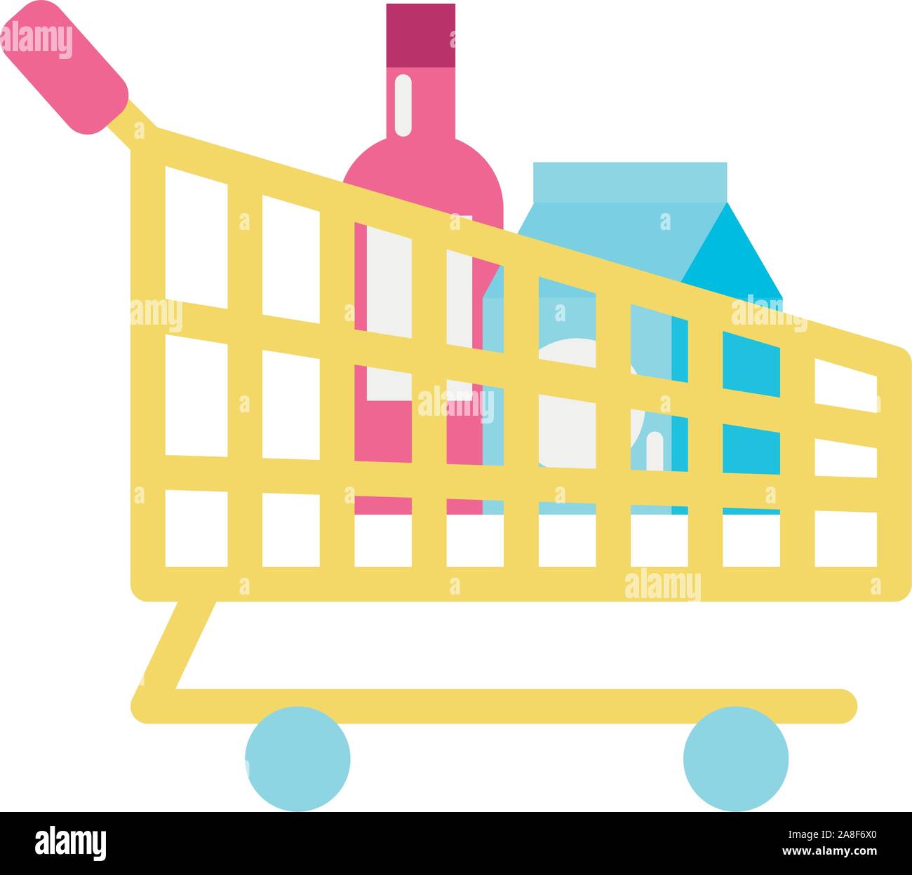 Isolated shopping cart vector design Stock Vector Image & Art - Alamy
