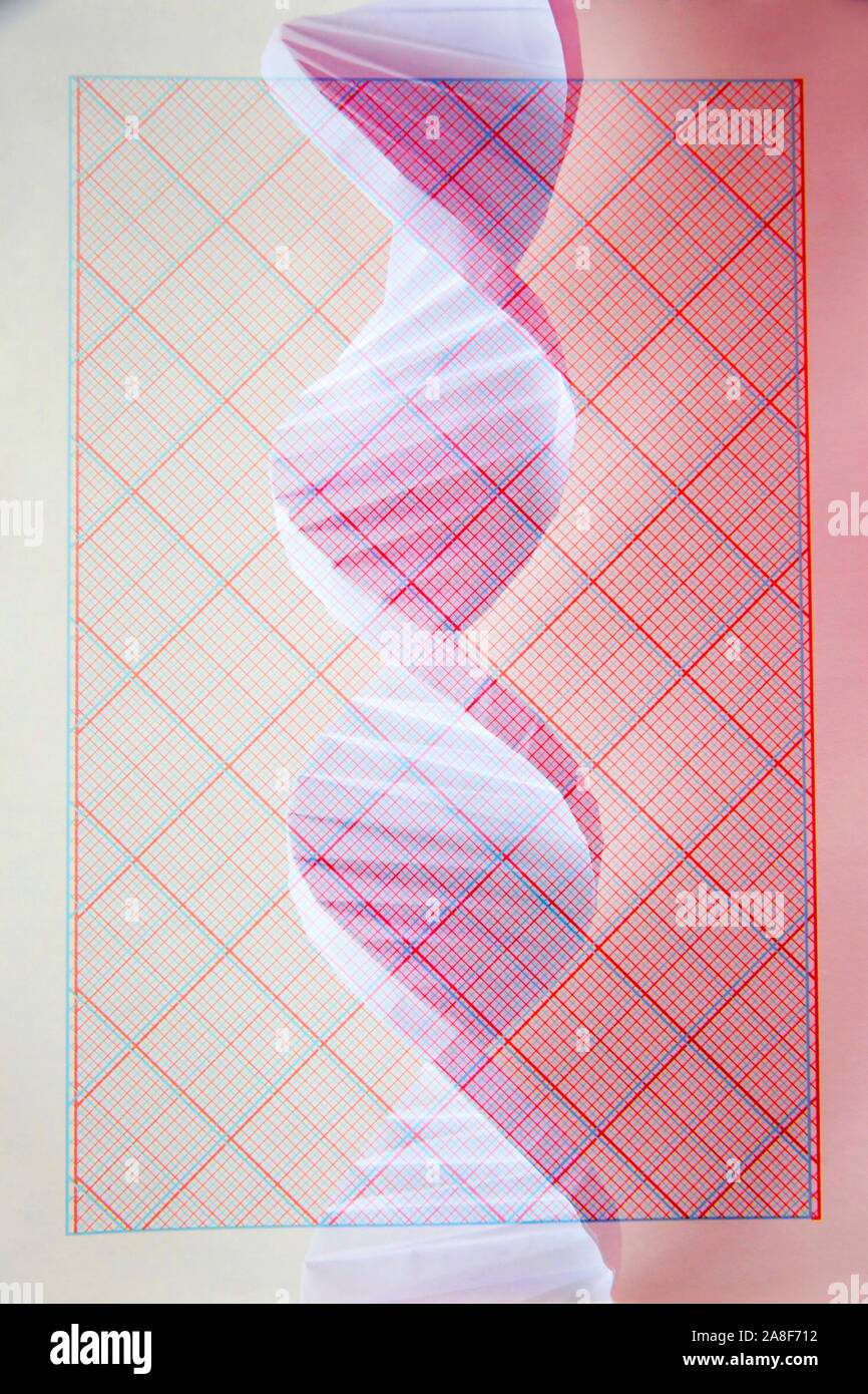 DNA molecule, conceptual image Stock Photo
