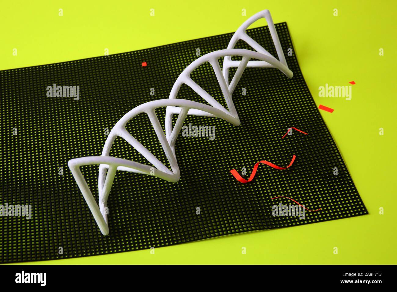 DNA molecule, conceptual image Stock Photo