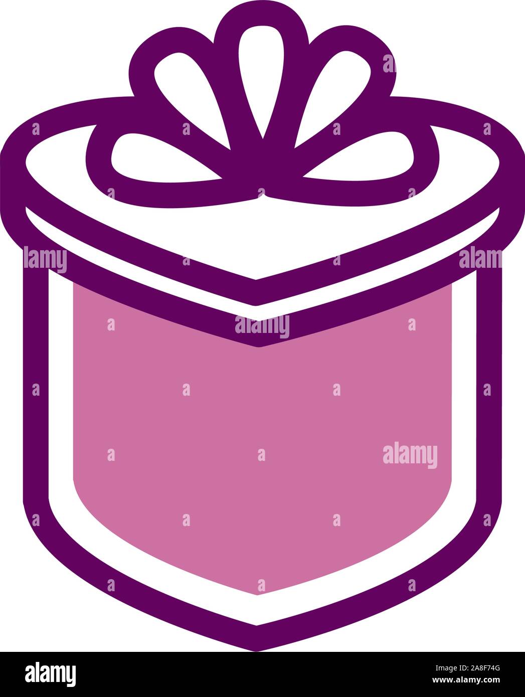 Isolated gift icon fill vector design Stock Vector Image & Art - Alamy