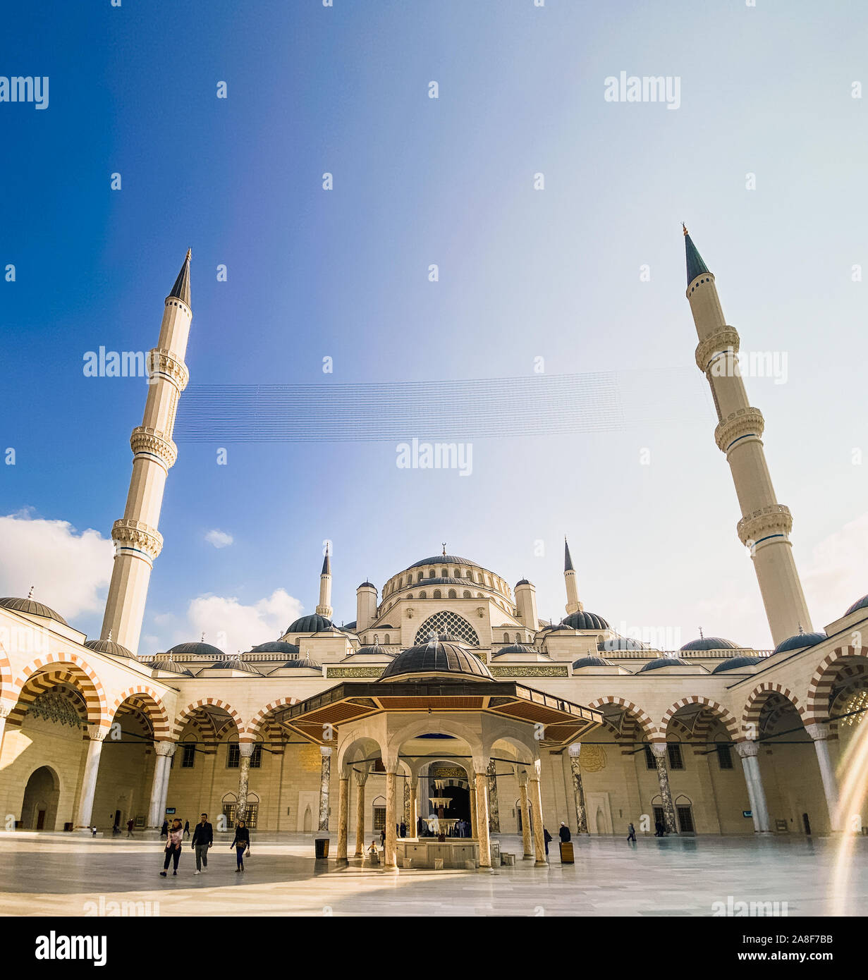 October 30, 2019. Istanbul Camlica Mosque. Turkish Camlica Camii. The