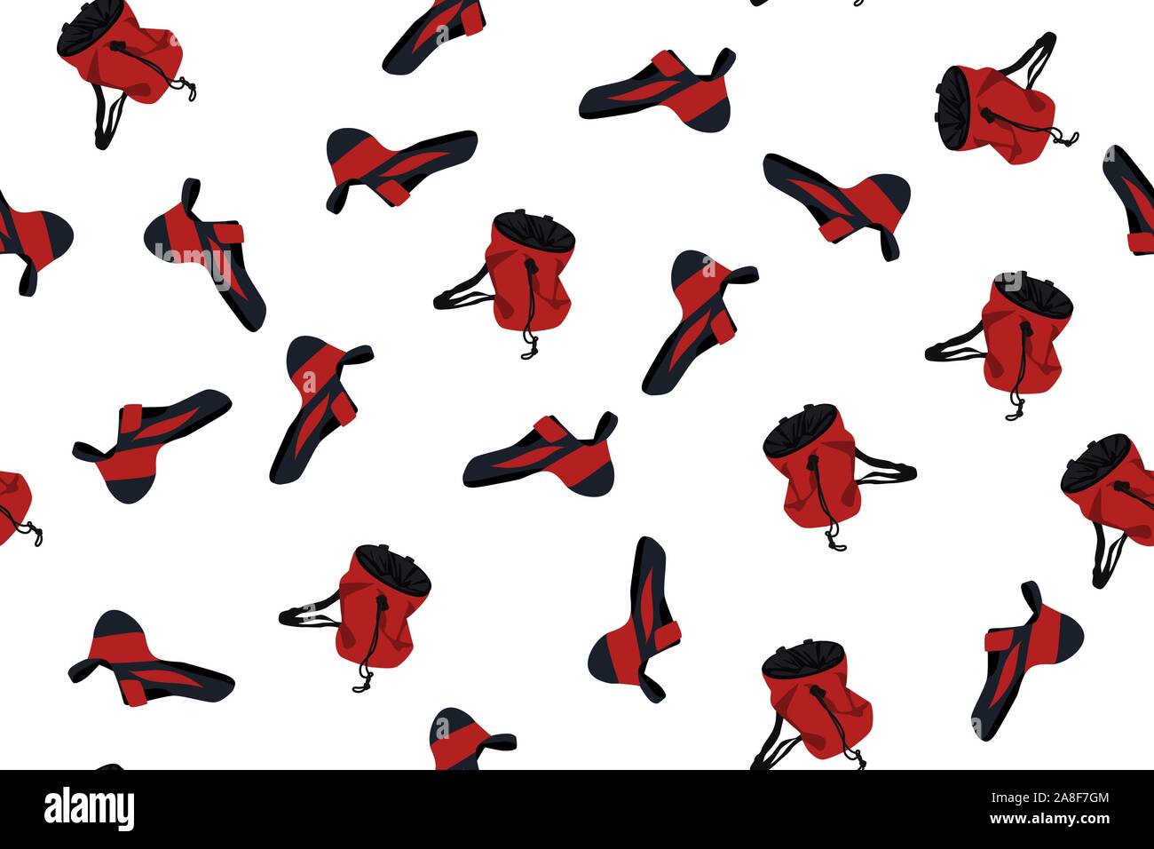 Climbing shoes and chalk bag Stock Vector Image & Art Alamy