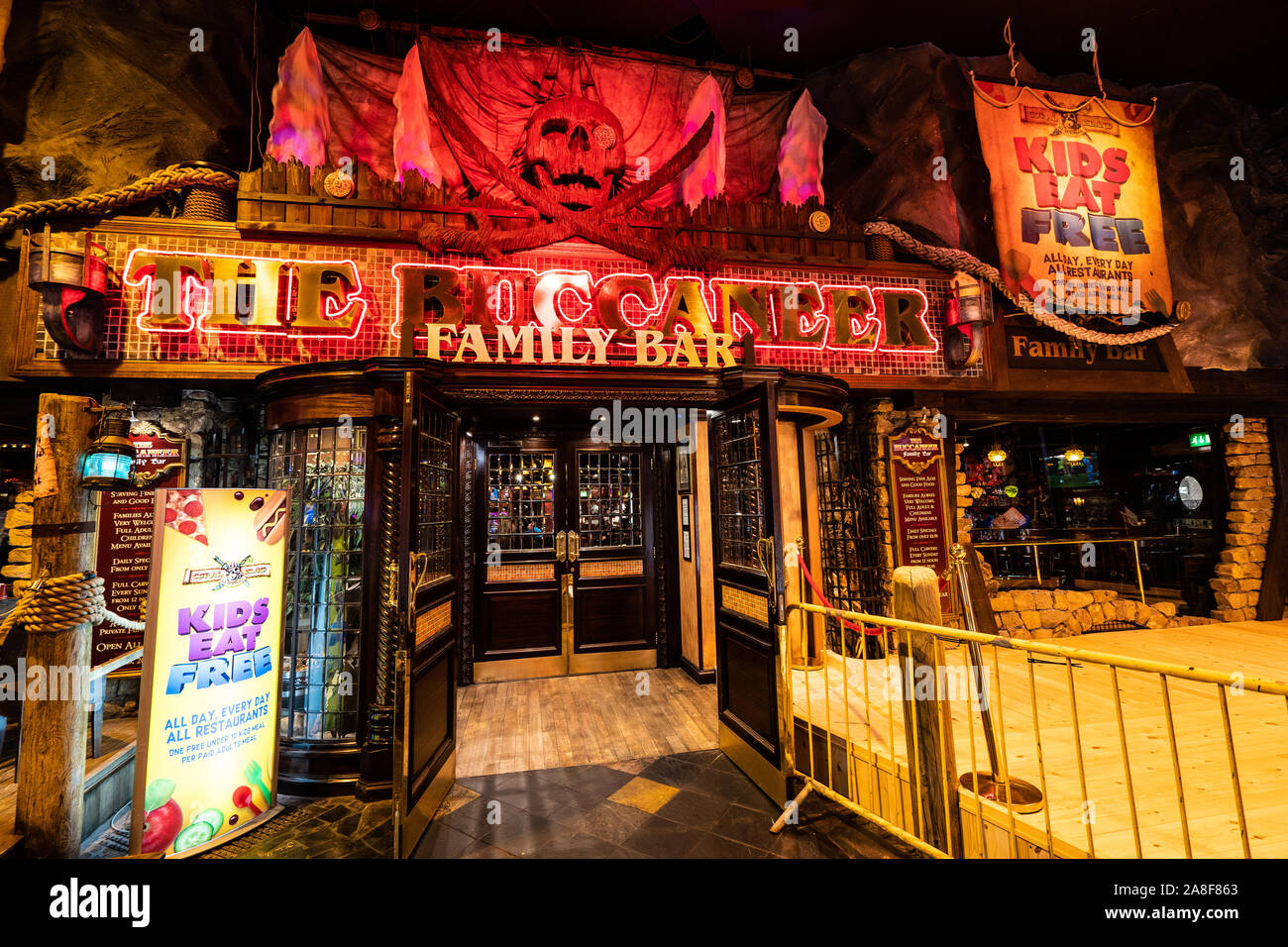 Coral Island Restaurant, Casino and arcades in the famous British