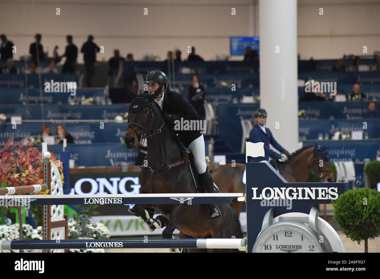 Verona, Italy, 08 Nov 2019, jumpng verona 2019 - longines csi5*-w premio n. 2 categoria a tempo - tab a - h. 150 belgium philippaerts nicola during 121° Horse Fair in Verona - International Horse Riding - Credit: LPS/Giancarlo Dalla Riva/Alamy Live News Stock Photo