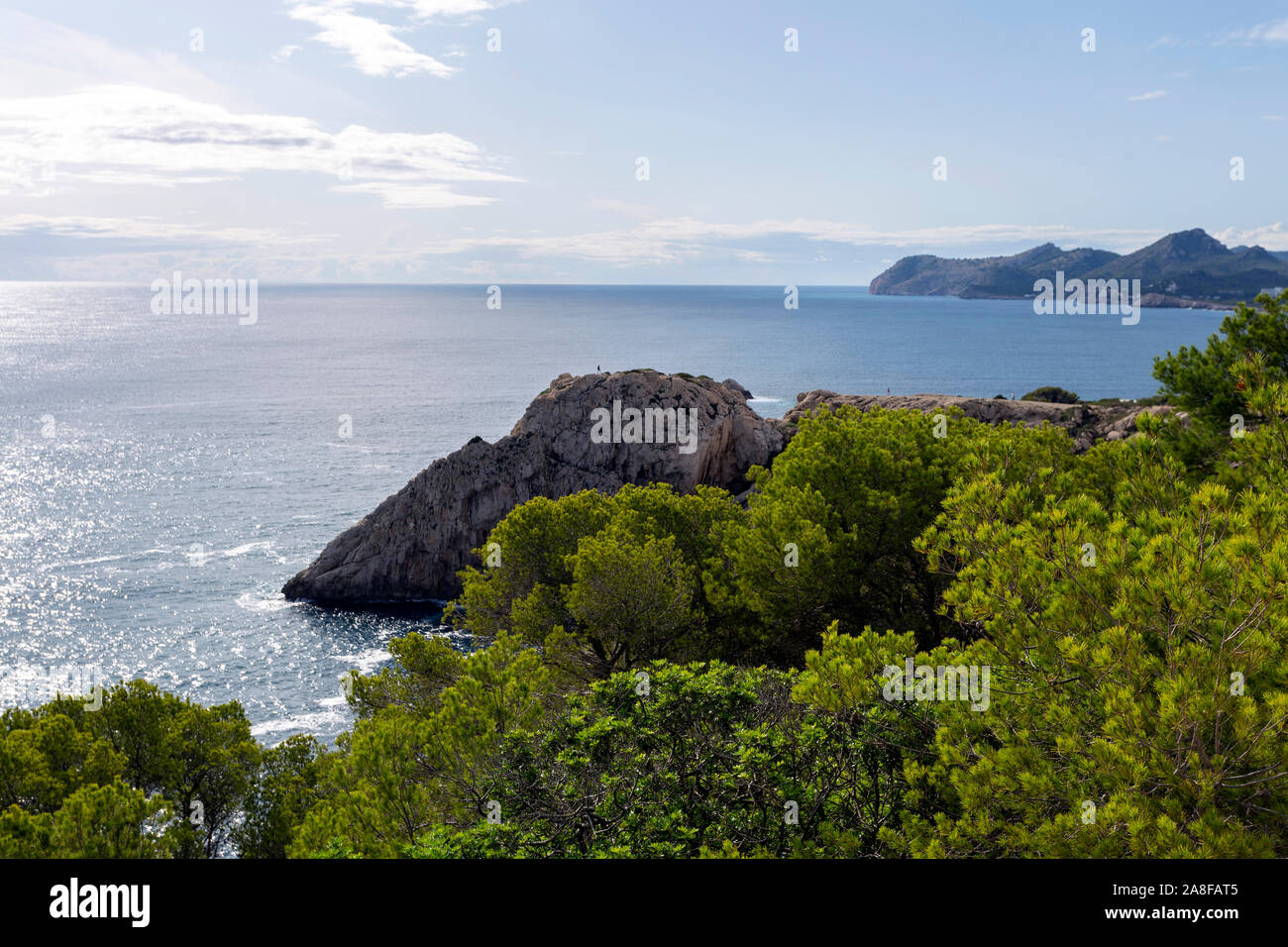 Punta de Capdepera beach in Mallorca, Spain Stock Photo - Alamy