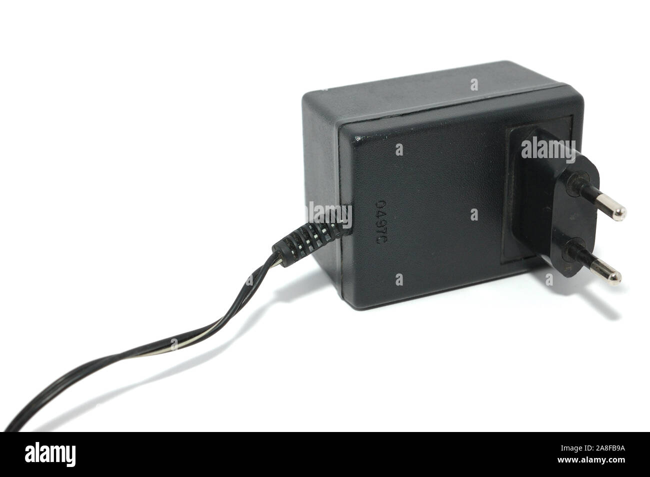 EU european power plug 2 pin Stock Photo Alamy