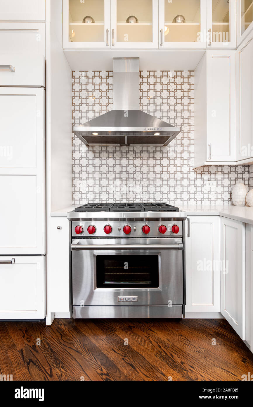 wolf stainless steel backsplash
