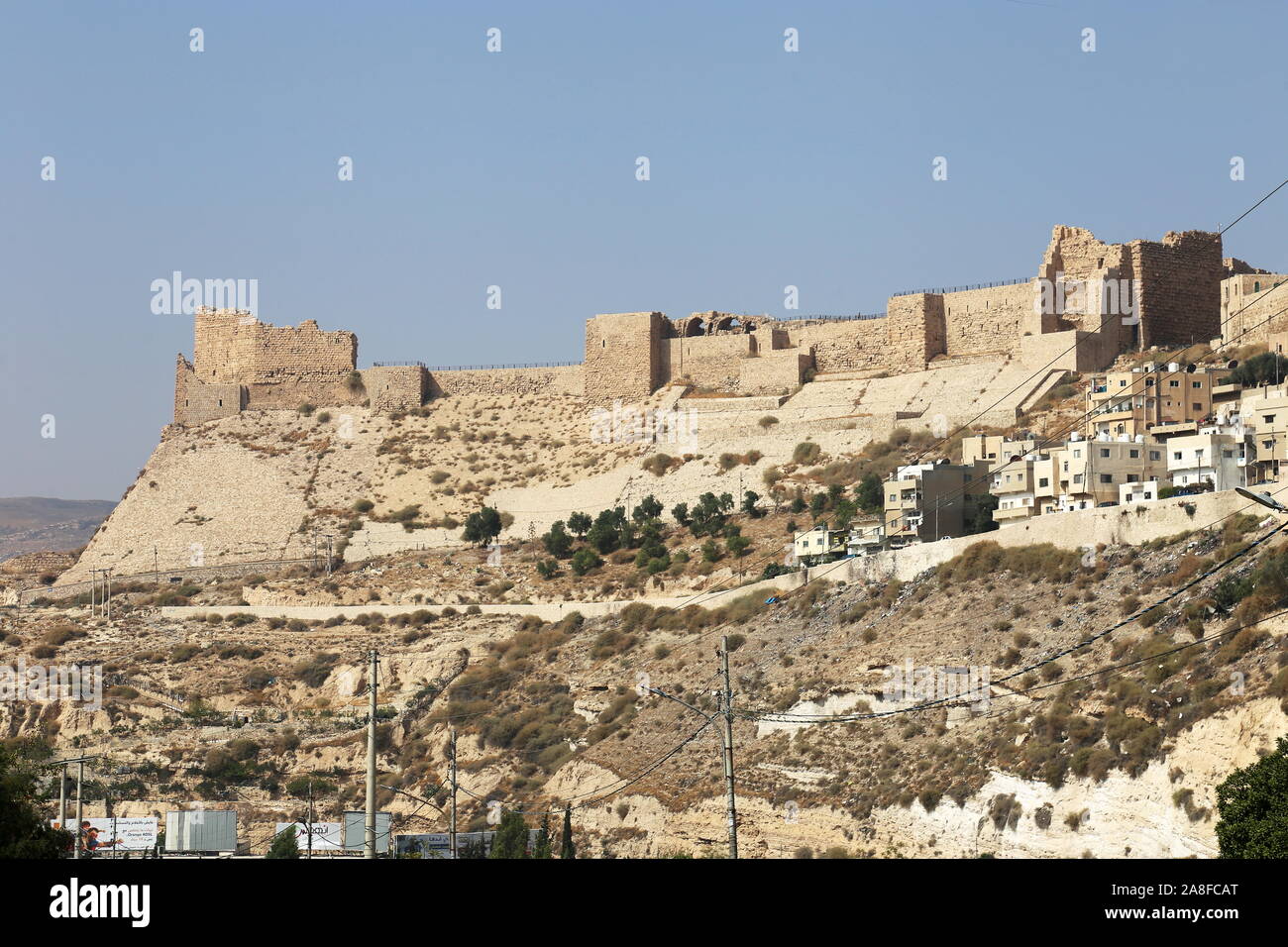 Karak Castle, Al Karak, Karak Governorate, Jordan, Middle East Stock Photo  - Alamy