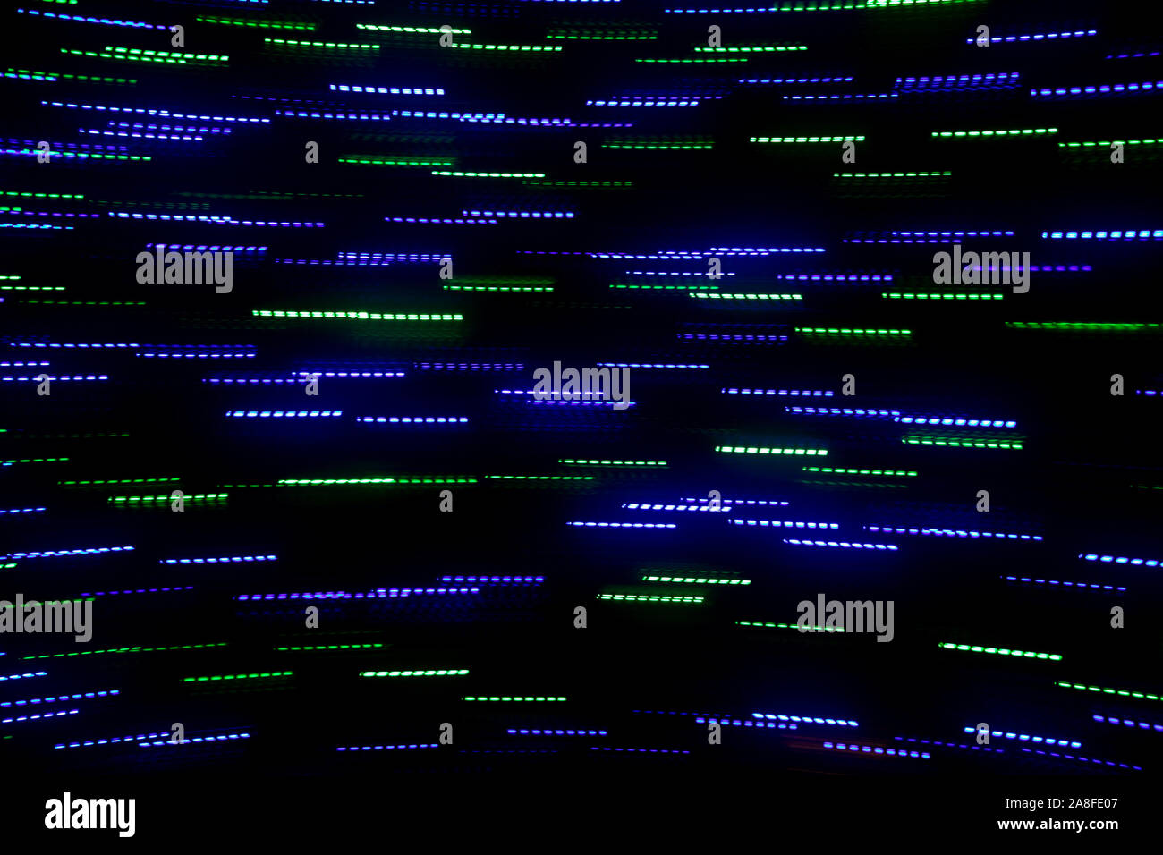 Abstract Light Pattern Background - Asheville, North Carolina, USA Stock Photo