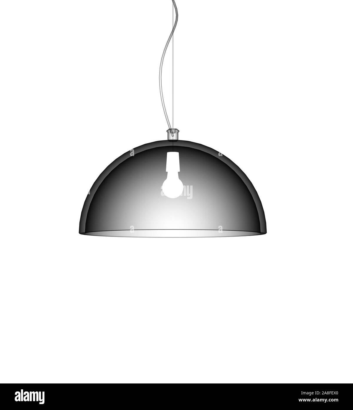 Lamp interior object 3d Rendering Stock Photo - Alamy