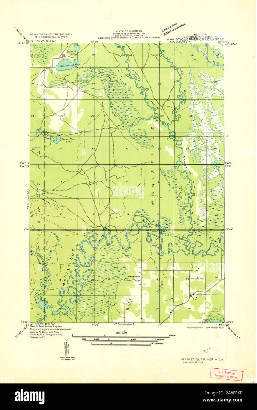 Manistique river hires stock photography and images Alamy