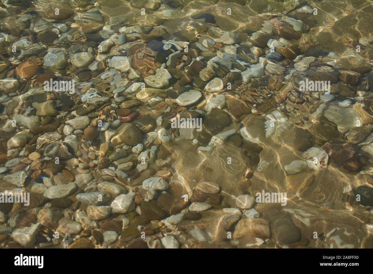 Shiny river pebbles clean hi-res stock photography and images - Alamy
