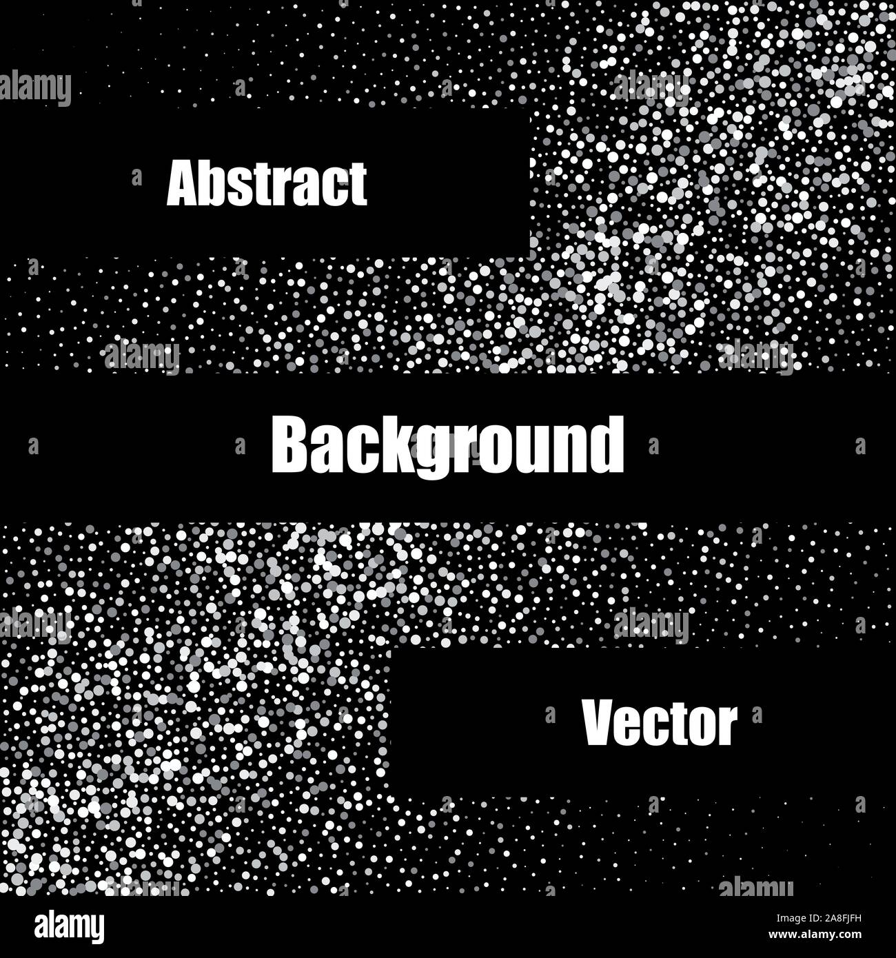 Abstract vector background with silver particles Stock Vector Image ...