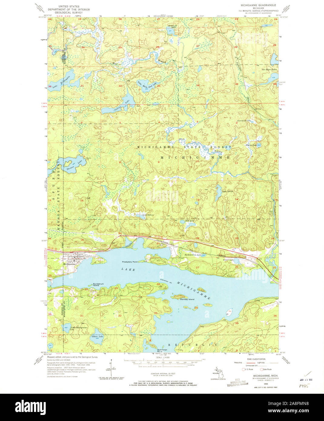 Michigamme hires stock photography and images Alamy