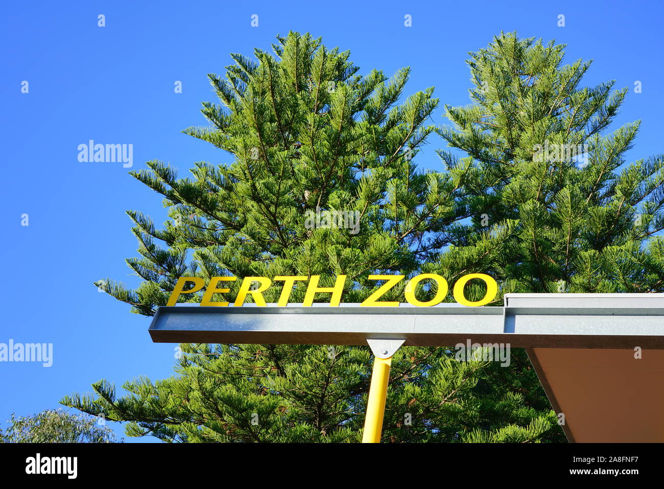 PERTH, AUSTRALIA -2 JUL 2019- View of the Perth Zoo, a zoological park in South Perth, Western Australia. Stock Photo