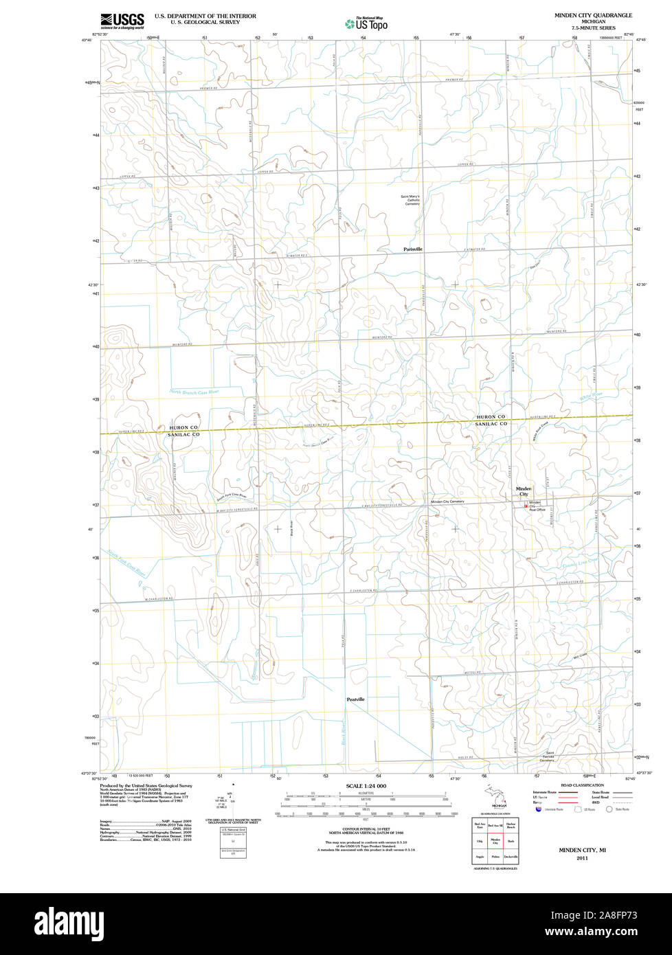 Map of minden Cut Out Stock Images & Pictures Alamy