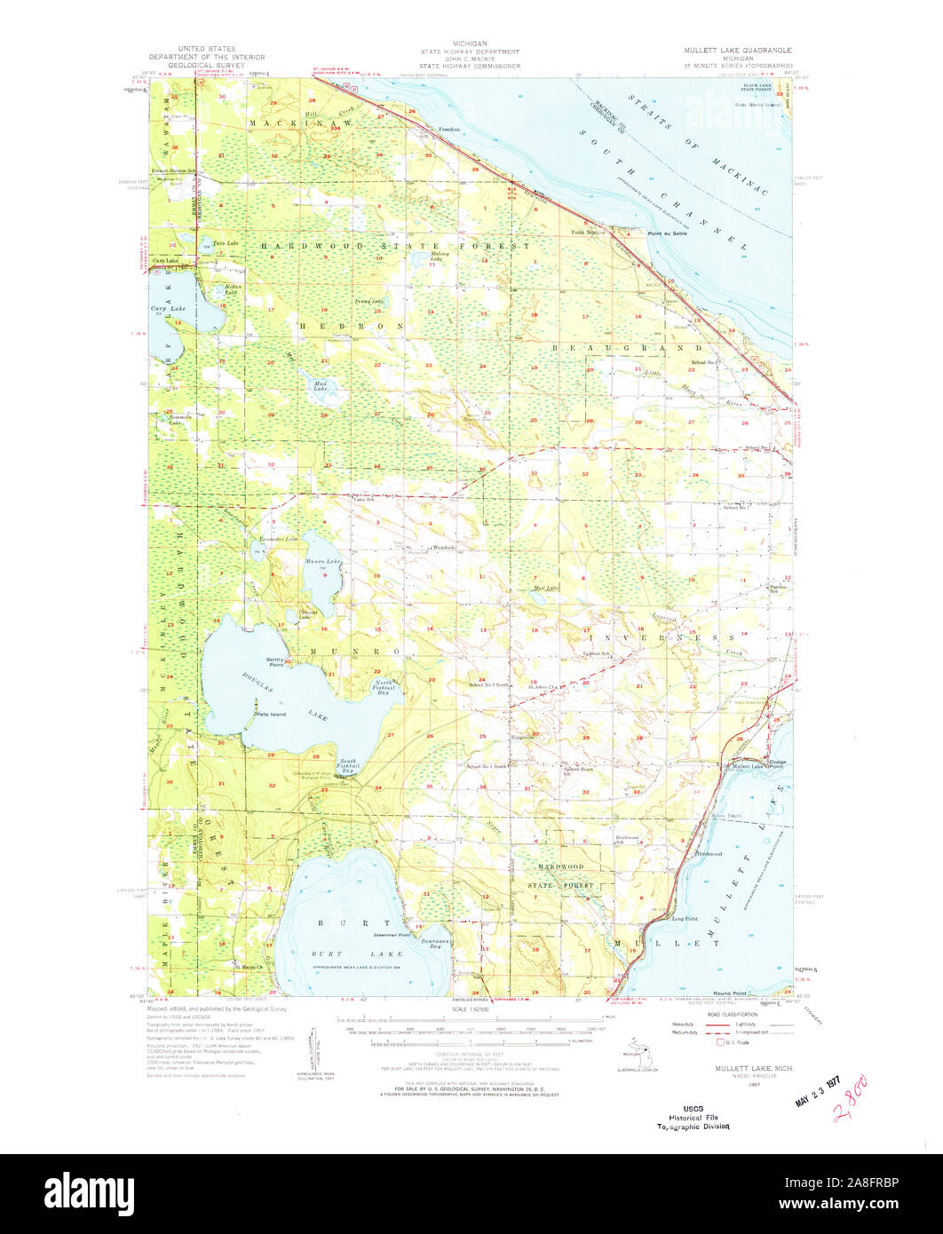 Mullett lake hires stock photography and images Alamy