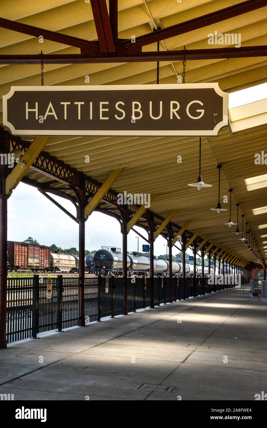 Overhead canopy for Passengers waiting area for boarding at the