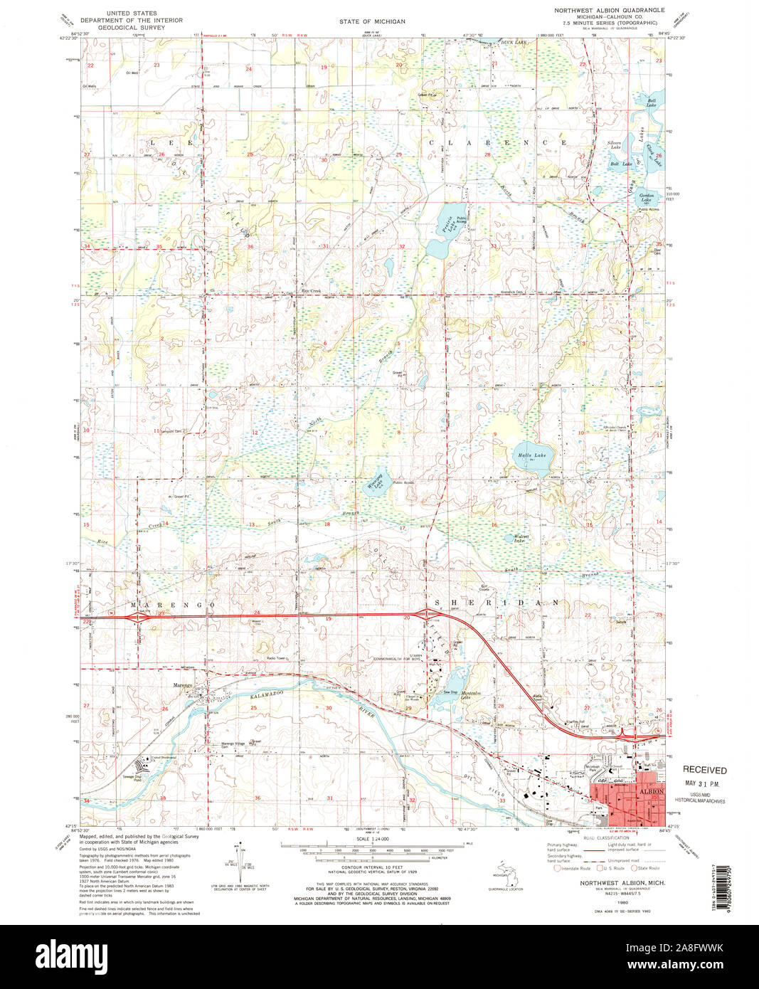 Map of albion Cut Out Stock Images & Pictures Alamy