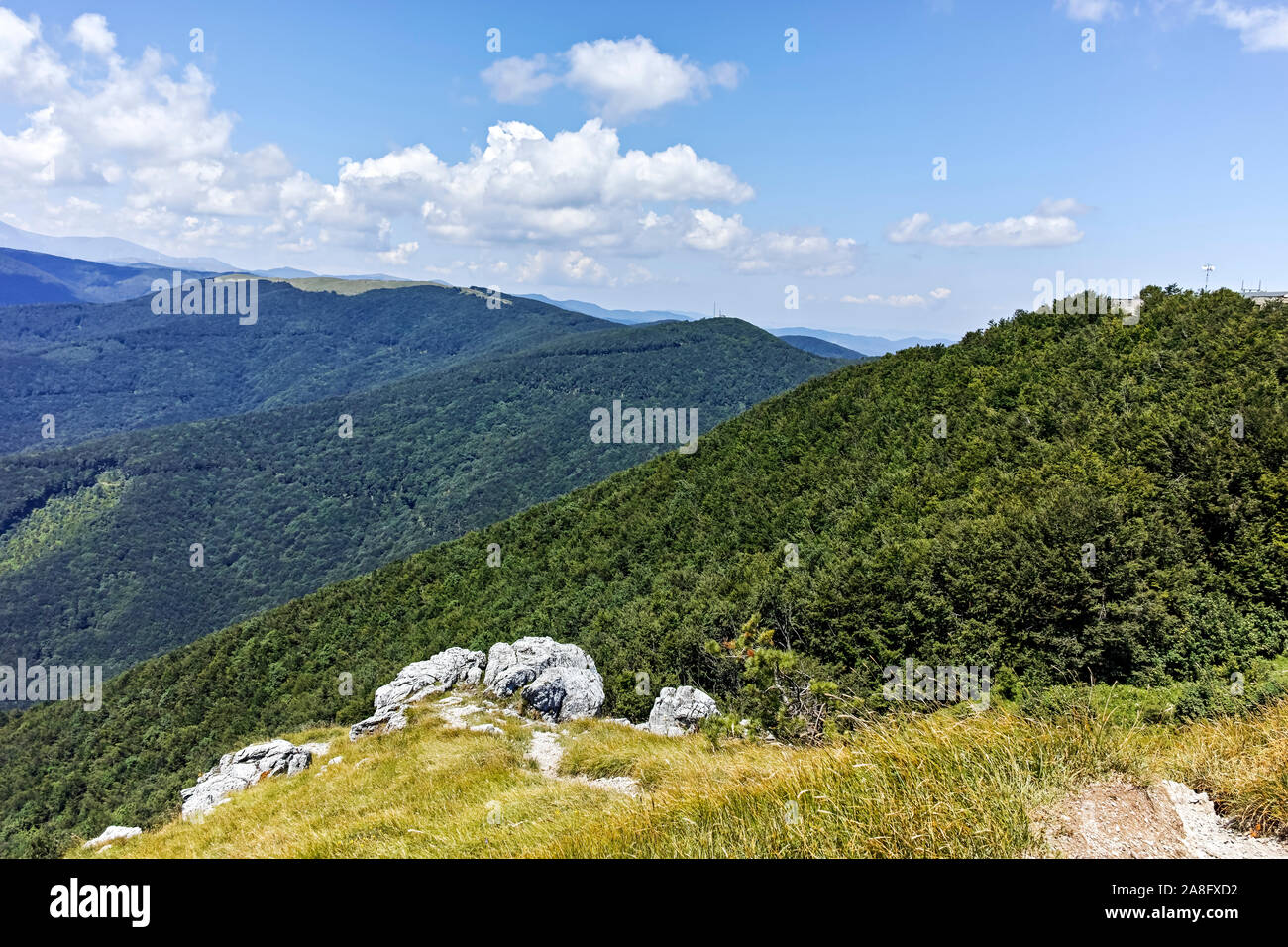 Amazing Landscape to Stara Planina (Balkan) Mountains from Shipka peak ...