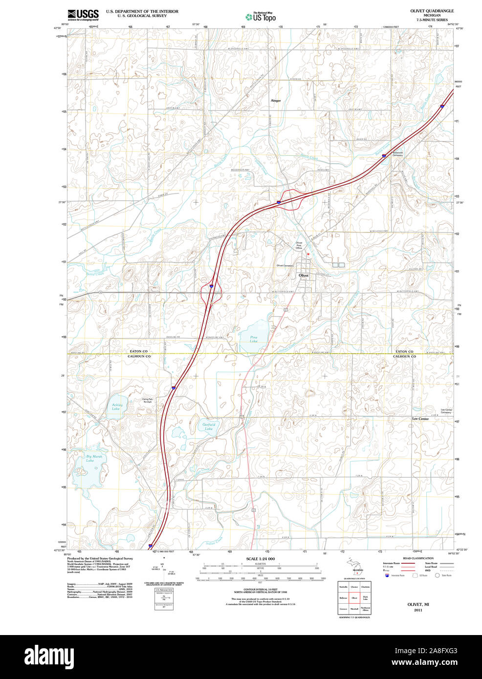Olivet map hires stock photography and images Alamy