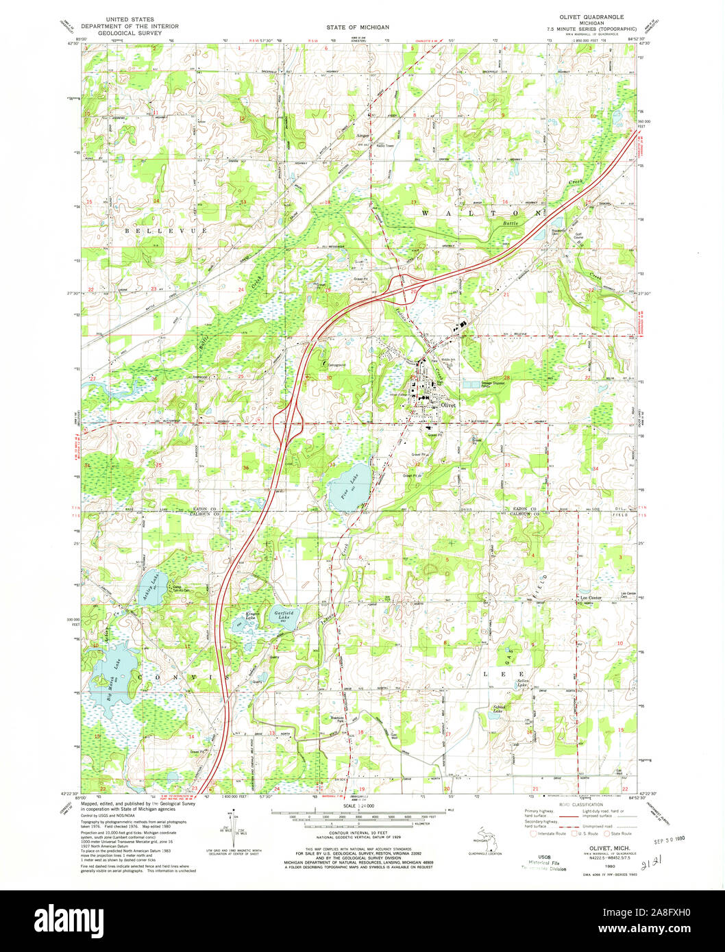 Olivet map hires stock photography and images Alamy