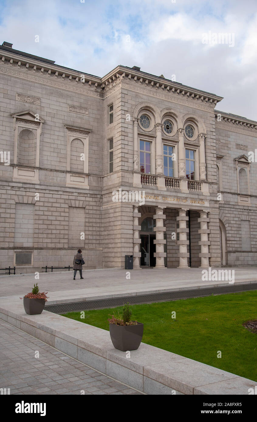National Art Gallery of Ireland in Merrion Square Dublin Stock Photo