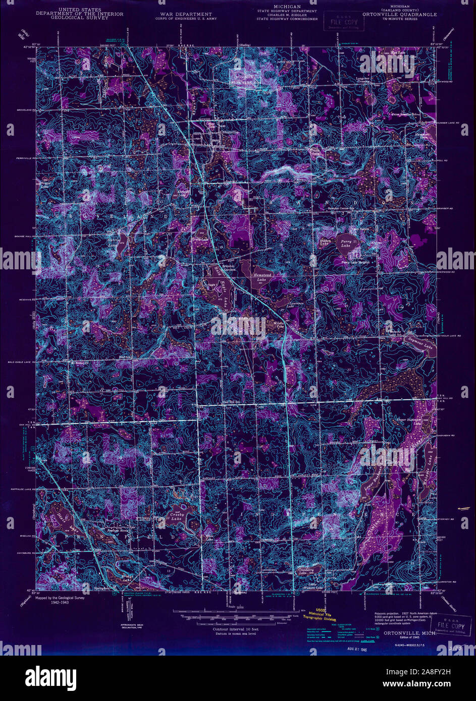 Map of ortonville hires stock photography and images Alamy