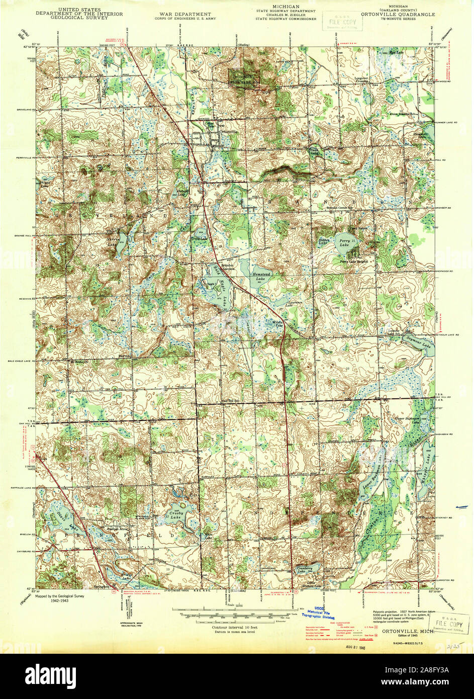 Map of ortonville hires stock photography and images Alamy