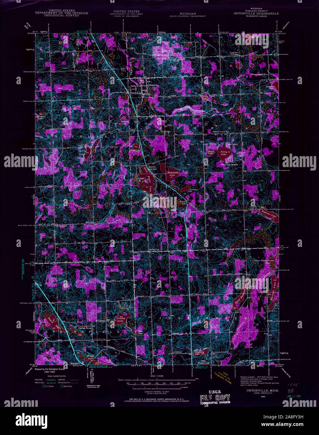 Map of ortonville hires stock photography and images Alamy