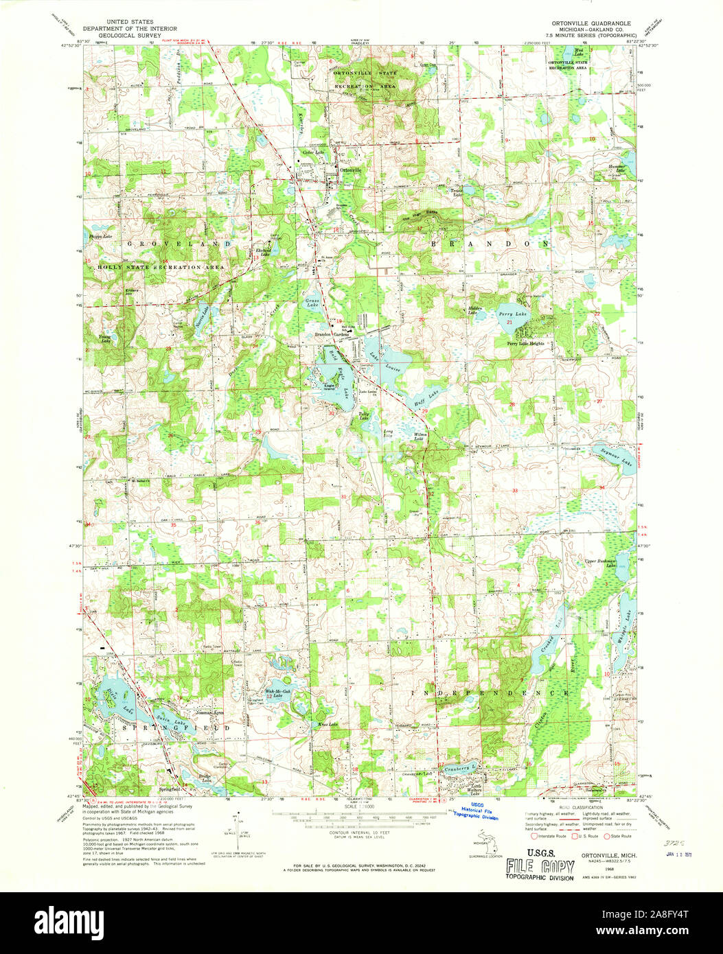 Ortonville map hires stock photography and images Alamy