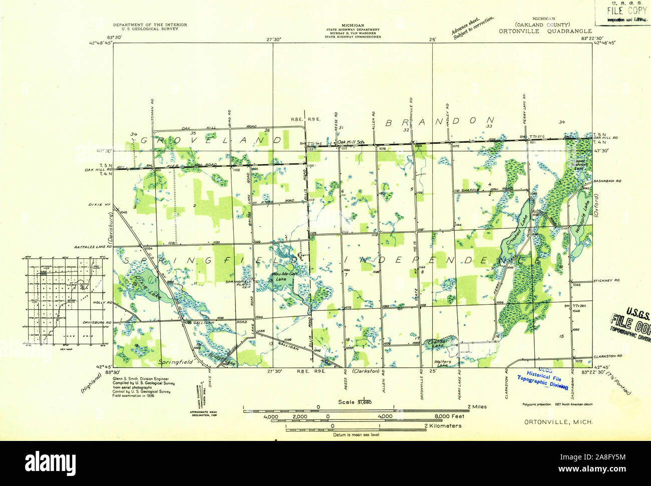 Map of ortonville hires stock photography and images Alamy